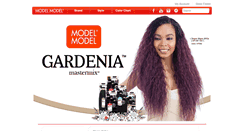Desktop Screenshot of modelmodelhair.com